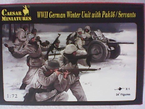 WWII GERMAN WINTER UNIT 36/SERVANTS 1/72