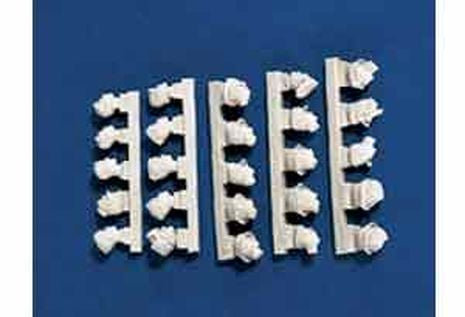 TETES ALLEMANDES X 25    1/35