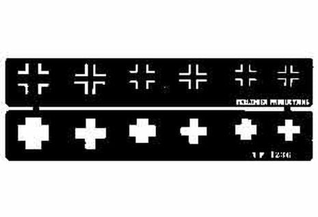 GABARIT CROIX ALL.WW2    1/35