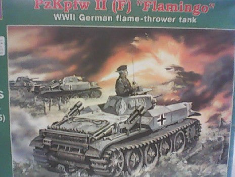 PZKPFW II F FLAMINGO LANC FLAMME ALLEMAND 1/35