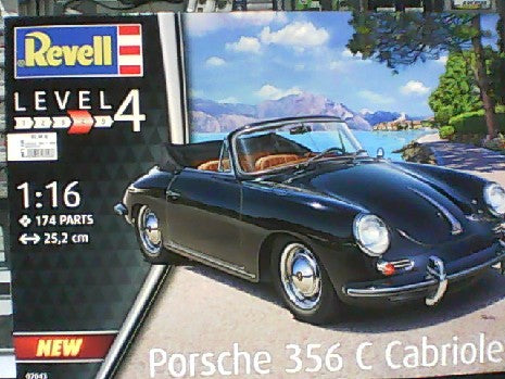 PORSCHE 356 C CABRIOLET 1/16