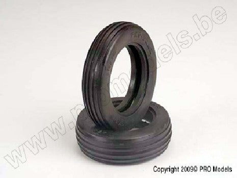 Tires, 2.1" Pro-Trax ribbed (front) (2)