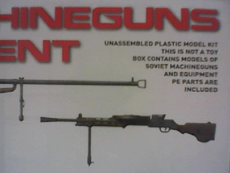 SOVIET MACHINEGUNS AND AQUIPEMENT 1/35