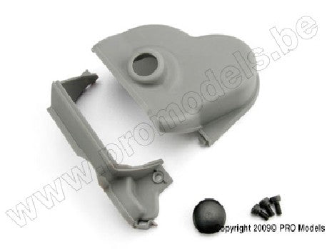 Cover, gear (upper & lower) (1)/ dust plug (1)/ 3x6mm CS (3) (fo