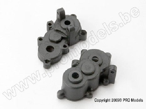 Gearbox halves, front & rear