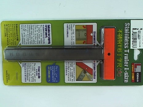 Règle en Acier Inoxydable T en Taille L - Master Tools