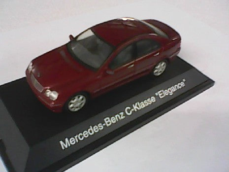 MERCEDES-BENZ C KLASSE ELEGANCE ROUGE 1/43