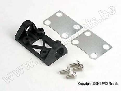 Bearing block, front (supports front shaft)/belt tension adjustm