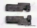 Servo mounts, steering/ shift (f&r) (black)