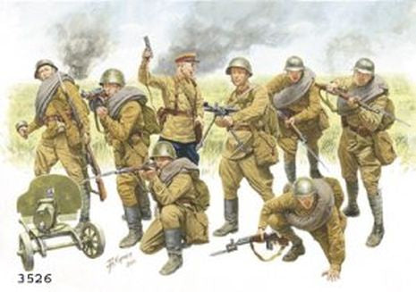 ARMEE ROUGE INFANTERIE 1/35