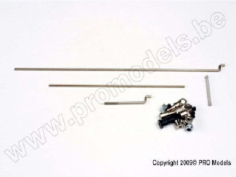 Slide carb linkage set (throttle link, brake link, and hardware)