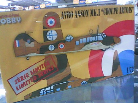 AVRO ANSON MK.1 GROUPE ARTOIS 1/72