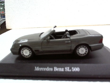 MERCEDES 500 SL CABRIOLET NOIR 1/43