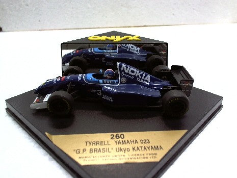 Miniature Formule 1 TYRELL YAMAHA 023 GP Brésil - Ukyo Katayama 1/43