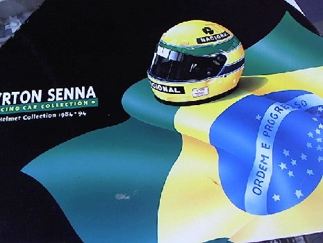 Casque Miniature Ayrton Senna 1/43 - Minichamps