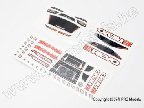 Decal sheets, 1/16 E-Revo