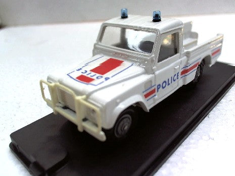 Miniature Land Rover Police 1/43 - Modèle Réaliste de Véhicule de Police