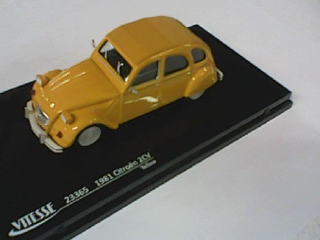 CITROEN 2CV JAUNE 1981 1/43