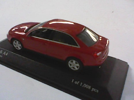 Audi A4 2000 Miniature Rouge 1/43 - Minichamps