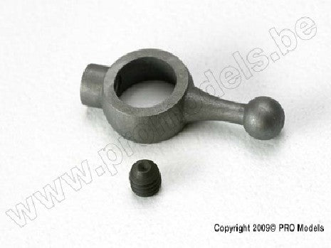 Throttle arm, carburetor/ 3mm set screw (1-each) (TRX 2.5, 2.5R)
