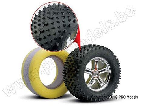 SportTraxx knobby racing tires for Maxx trucks (2)