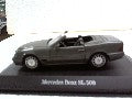 MERCEDES 500 SL CABRIOLET NOIR 1/43