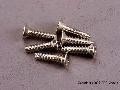 Screws, 3x12mm countersunk self-tapping (6)