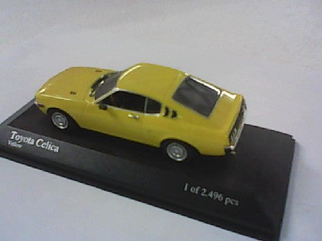 TOYOTA CELICA 1975 JAUNE 1/43