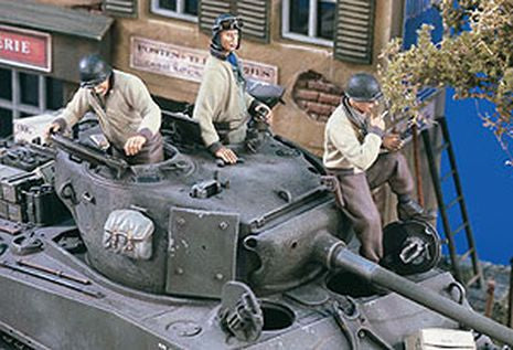 EQUIPAGE US AFV WW2 x 3  1/35