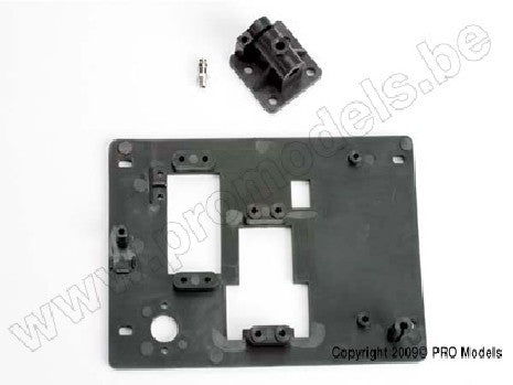 Tray, radio/ drive shaft mount w/ pressure fitting