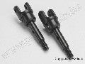 Stub axles, (rear) (2)