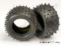 Tires, low-profile spiked 2.2" (2)