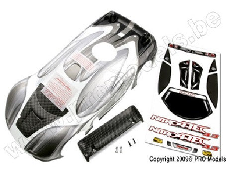 Body, Nitro 4-Tec 3.3, ProGraphix (replacement for the painted b