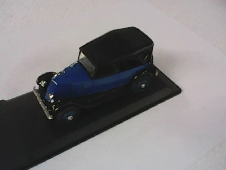Miniature RENAULT NN TORPEDO CAPOTEE 1927 en Bleu et Noir - ÉLIGOR