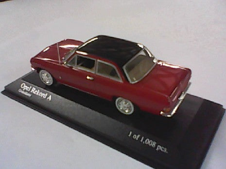 OPEL RECORD A 1962 ROUGE - Modèle Miniature 1/43 par MINICHAMPS