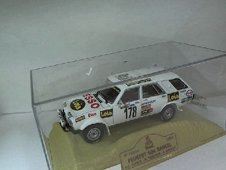 PEUGEOT 504 DANGEL A-C VERNEY 1982 PARIS DAKAR