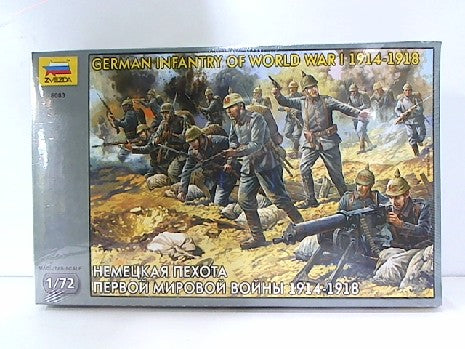 INFANTERIE ALLEMANDE 1ERE GUERRE MONDIALE 1/72