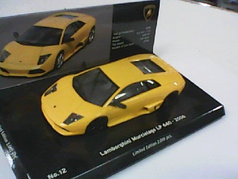 LAMBORGHINI MURCIELAGO LP640 JAUNE 1/43