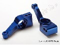 Carriers, stub axle (blue-anodized 6061-T6 aluminum)(rear)(2)