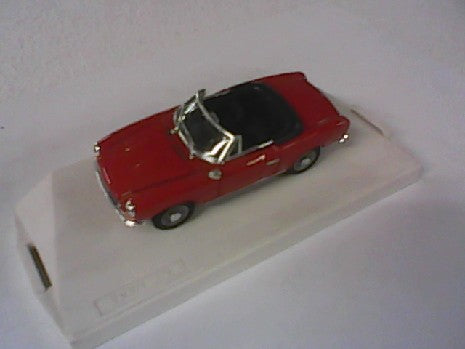 FIAT 124 SPORT SPYDER 1969CABRIOLET ROUGE 1/43