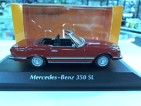 MERCEDES 350 SL ROUGE 1974 1/43