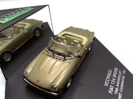 FIAT 124 SPY 50ème Anniversaire 1981 - Modèle Métal 1/43 par VITESSE