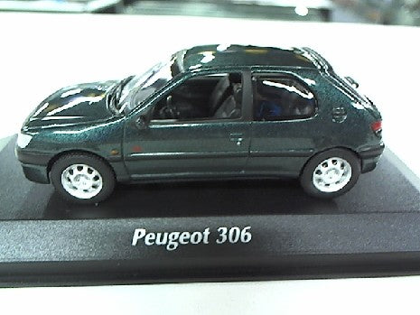 PEUGEOT 306 VERT METAL 1/43