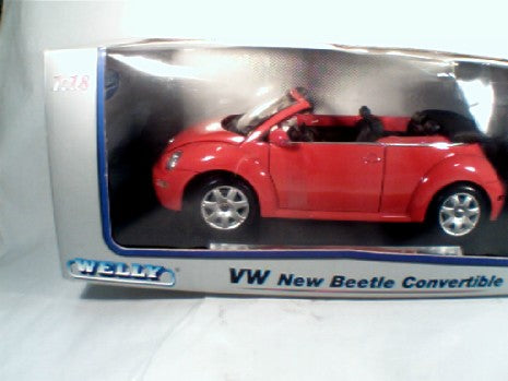 NEW BEETLE CONVERTIBLE ROUGE 1/18