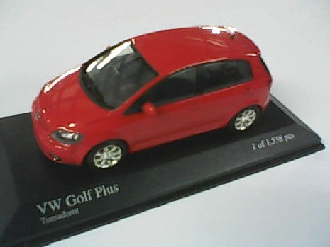 Miniature VW Golf Plus 2004 Rouge 1/43 - Minichamps