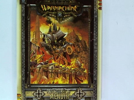 Livre de Faction Menoth - Warmachine