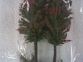 Arbres Fleuris HO - Décorations Paysagères pour Trains Miniatures