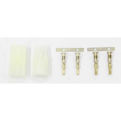 Tamiya fiche femelle + male blanches con