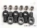 Rod ends, long (6)/ hollow ball connectors (6)
