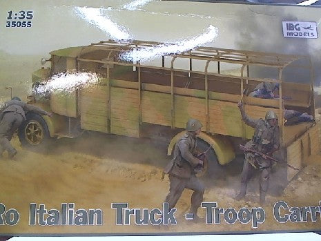 Camion transport de troupes italien 3RO - Maquette 1/72